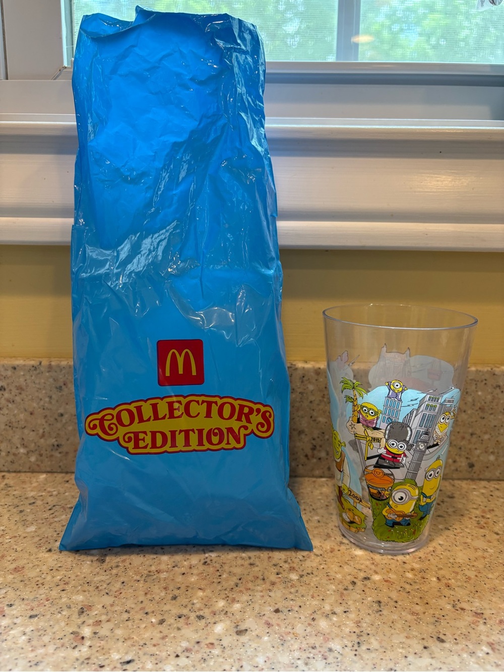 McDonald's 2024 Collector's Edition Cup Featuring Minions and Jurassic Park